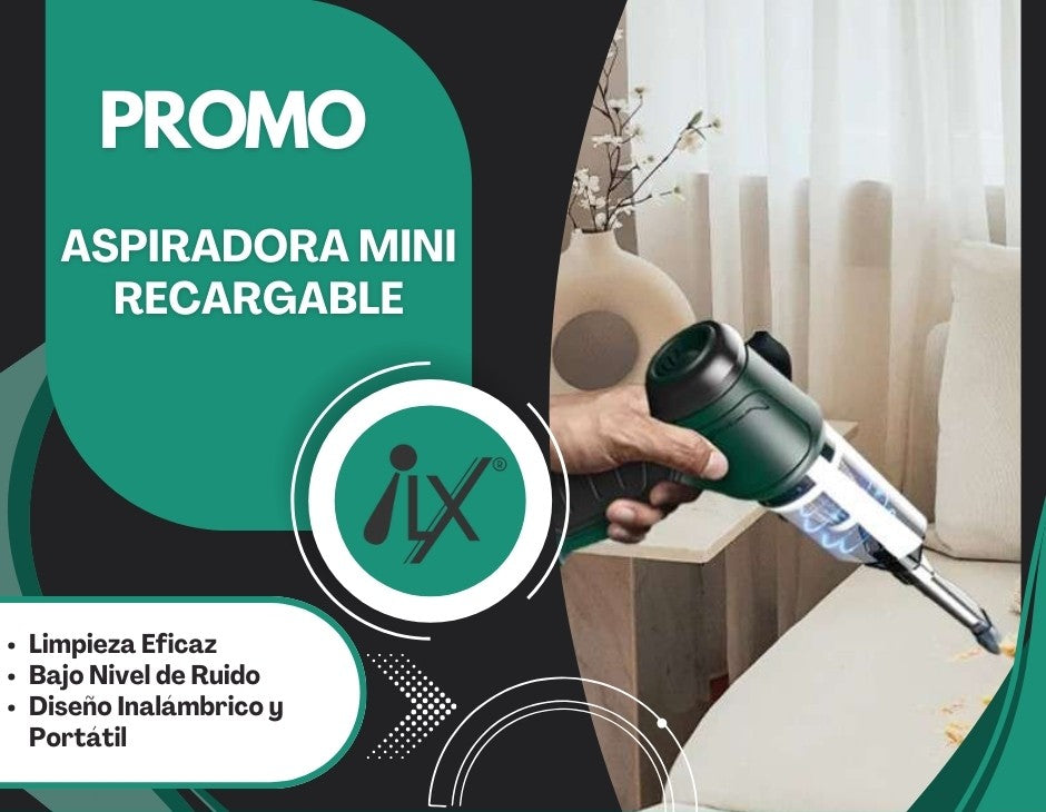 Aspiradora Mini Recargable Inalámbrico